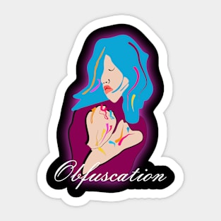 Women Obfuscation Sticker